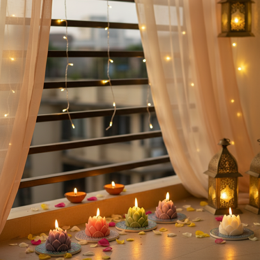 Lotus Bloom Candles