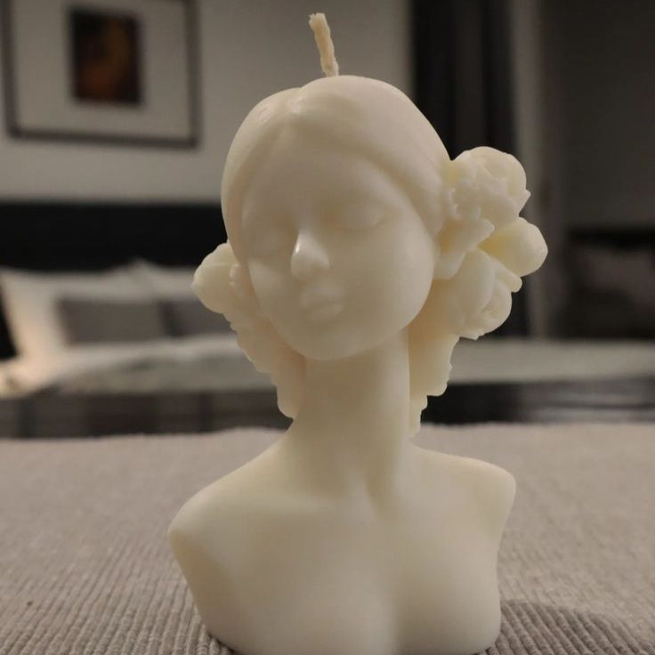 Beautiful Girl Candle – Handcrafted Artistic Décor