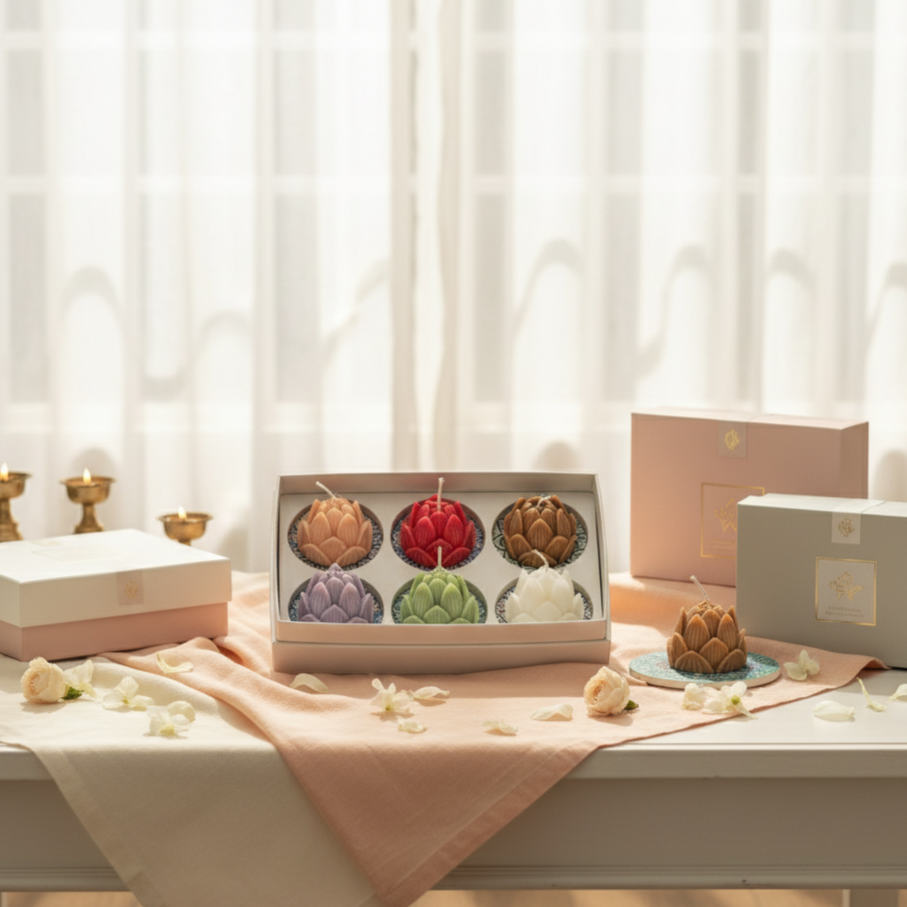 Lotus Bloom Candles