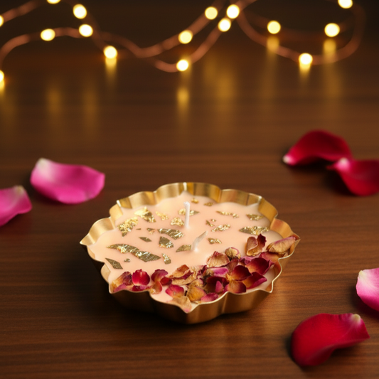 Rose & Gold Luxe Candle