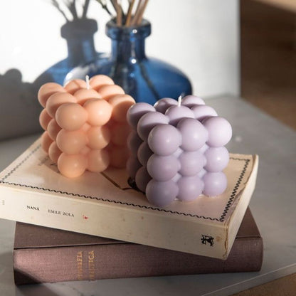 Big Bubble Candle – Modern Minimalist Luxury (Pack of 2)